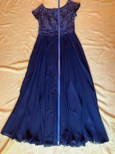 Abendkleid dunkelblau berteil gebraucht kaufen  Kelheim