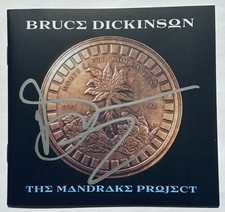 Bruce Dickinson signiert CD Mandrake Orig. Signed Autogramm Iron Maiden, usado comprar usado  Enviando para Brazil