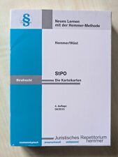 Stpo karteikarten hemmer gebraucht kaufen  Kühbach