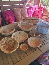 Vintage wicker baskets for sale  BIRMINGHAM
