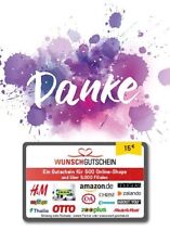 Euro wunschgutschein gutschein gebraucht kaufen  Paderborn