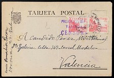 C456 ESPANHA GUERRA CIVIL 1940. CARTÃO POSTAL "PRISIÓN CELULAR VALENCIA" CENSOR. comprar usado  Enviando para Brazil