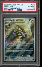 PSA 10 GEM ESTADO PERFEITO Pokemon Aegislash Paradox Rift ilustração rara 210/182 comprar usado  Enviando para Brazil