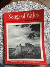 Songs wales book for sale  DOVER