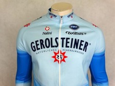 Vintage Gerolsteiner Kurtka rowerowa Koszula Jersey Trykot Nalini Rozmiar 5, używany na sprzedaż  PL