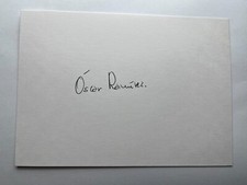 Autografo oscar ramirez usato  Guidonia Montecelio