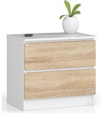 AKORD KOMODA K60 2SZ CLP BIAŁY / SONOMA, używany na sprzedaż  PL