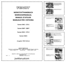 FENDT Farmer 200 Ciągnik Instrukcja warsztatowa 1992 PDF na sprzedaż FENDT Farmer 200 Ciągnik Instrukcja warsztatowa 1992 PDF na sprzedaż  PL