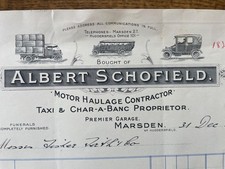 Vintage pictorial invoice for sale  SCARBOROUGH