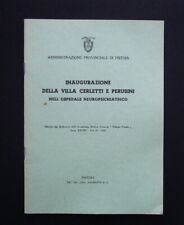 Inaugurazione villa cerletti usato  Italia