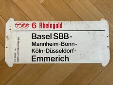 Zuglaufschild tee rheingold gebraucht kaufen  Idar-Oberstein
