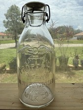 New York Condensed Milk Co 1890’s Tin Top Quart com garrafa Eagle Early Climax. comprar usado  Enviando para Brazil