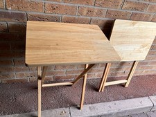 Pair folding tables for sale Pair folding tables for sale  LONDON