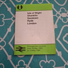 Train timetable isle for sale  TETBURY