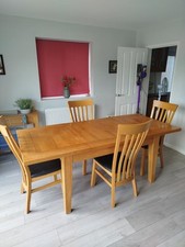 Extending oak dining for sale  COLCHESTER