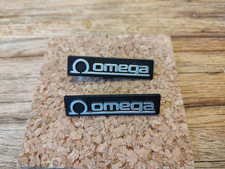 Par de crachá/logotipo/emblema vintage Omega grade alto-falante - Bom par comprar usado  Enviando para Brazil