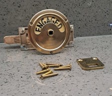 INDICADOR DE FECHADURA DE PORTA DE BANHEIRO DE LATÃO ART DÉCO VAGO ENGAJADO PARAFUSO DESLIZANTE comprar usado  Enviando para Brazil