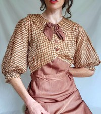 Vestido vintage início dos anos 1930 corte viés art déco comprimento do chão: M/G comprar usado Vestido vintage início dos anos 1930 corte viés art déco comprimento do chão: M/G comprar usado  Enviando para Brazil