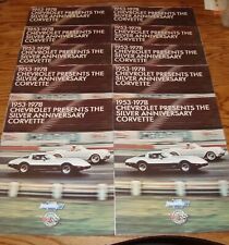 1978 corvette brochure for sale  Derry
