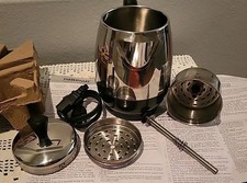 Cafeteira elétrica Farberware 2-4 xícaras coador aço inoxidável FCP240  comprar usado  Enviando para Brazil