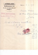 Facture timbrée amiglass d'occasion  Aire-sur-l'Adour