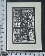 Wunderkammer exlibris 830 usato  Italia