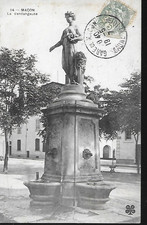 Cpa macon église d'occasion  Prissé