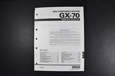 Yamaha GX-70 Mini Sistema de Componentes Manual de Serviço - Original Genuíno comprar usado  Enviando para Brazil