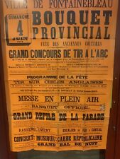 Affiche fontainebleau.bouquet  d'occasion  Paris V