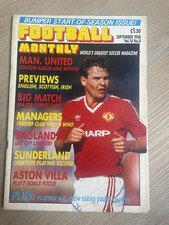 Football monthly. september for sale  RYE