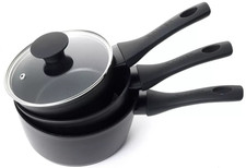 3pc saucepan set for sale  BRADFORD