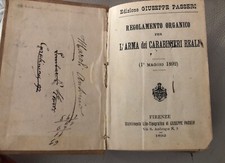 Passeri regolamento organico usato  Milano