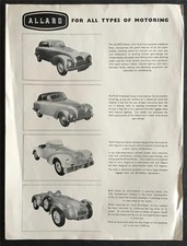 Allard car range for sale Allard car range for sale  LEICESTER