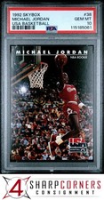 1992 SKYBOX USA BASKETBALL #38 MICHAEL JORDAN BULLS HOF PSA 10 comprar usado  Enviando para Brazil
