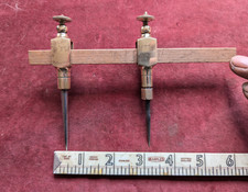 Vintage brass trammel for sale  LONDON