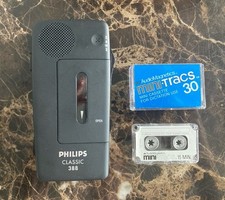 Usado, Gravador de voz PHILIPS CLASSIC 388 bolso memorando com fita testada funciona muito bem comprar usado  Enviando para Brazil