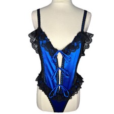 Vintage blue satin for sale  Chicago