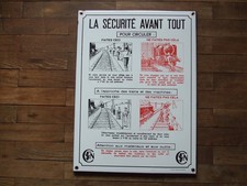 Ancienne plaque emaillee. d'occasion  Moûtiers