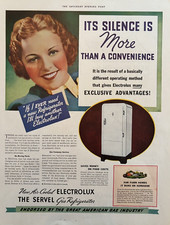 Geladeira Electrolux Servel a gás Evansville Ind refrigerada a ar impressão vintage anúncio 1936 comprar usado Geladeira Electrolux Servel a gás Evansville Ind refrigerada a ar impressão vintage anúncio 1936 comprar usado  Enviando para Brazil