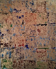 ALEXANDRE PONS/Abstrait contemporain-feuilles d'or-pièce unique format 81x65 cm na sprzedaż  Wysyłka do Poland