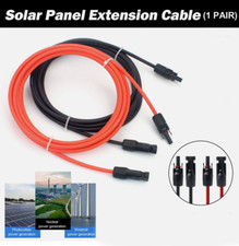 Usado, 2x 2.5/4/6mm² Solarkabel Rot und Schwarz PV Verlängerungskabel mit Solarstecker comprar usado  Enviando para Brazil