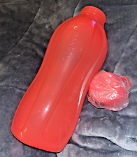 NOVA GARRAFA DE ÁGUA ECOLÓGICA TUPPERWARE GRANDE LARANJA NEON 67 Oz SELO HERMÉTICO FLIP TOP comprar usado  Enviando para Brazil