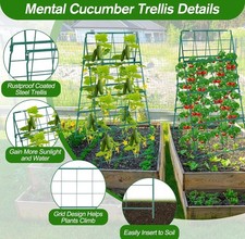 Metal cucumber trellis for sale  Tuttle