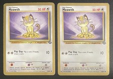 2 Cartões Promocionais Vintage Pokémon Gold Bordered Meowth Jungle Set Fruit Roll-Up, usado comprar usado 2 Cartões Promocionais Vintage Pokémon Gold Bordered Meowth Jungle Set Fruit Roll-Up, usado comprar usado  Enviando para Brazil