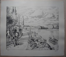 Lithographie demoiselles parma d'occasion  Schiltigheim