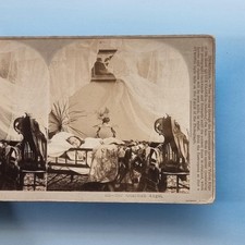 Usado, Vista estéreo macabra vitoriana C1885 foto real espiritismo fantasma cama infantil comprar usado  Enviando para Brazil