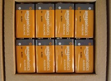 Amazon Basics 8 unidades 9 volts pilhas alcalinas para todos os fins validade: 2025, usado comprar usado  Enviando para Brazil