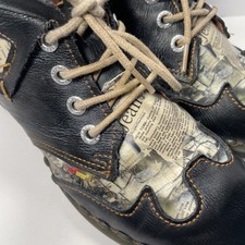 Botas de grife importadas TMA Eyes, recortadas em jornal, azul tamanho 9 41 comprar usado  Enviando para Brazil