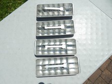 CONJUNTO DE 4 BANDEJAS DE CUBO DE GELO VINTAGE MINI-CUBO ELÉTRICO GERAL ALUMÍNIO GELADEIRA, usado comprar usado  Enviando para Brazil