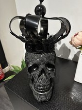 Black skull ornament for sale  WARWICK